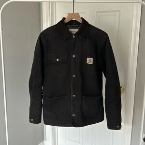 Carhartt WIP Michigan Chore Coat (winter) in black